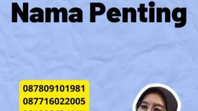 Prosedur Ganti Nama Penting