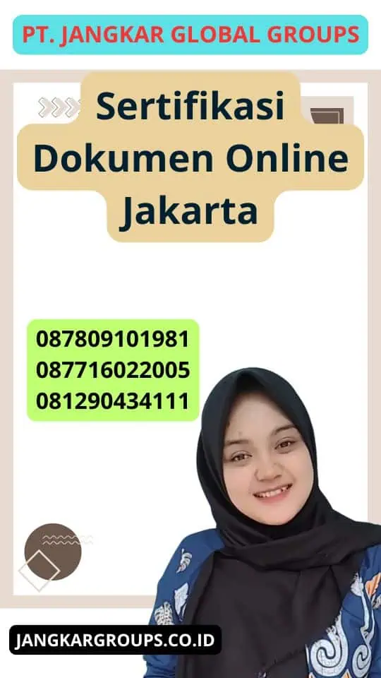 Sertifikasi Dokumen Online Jakarta