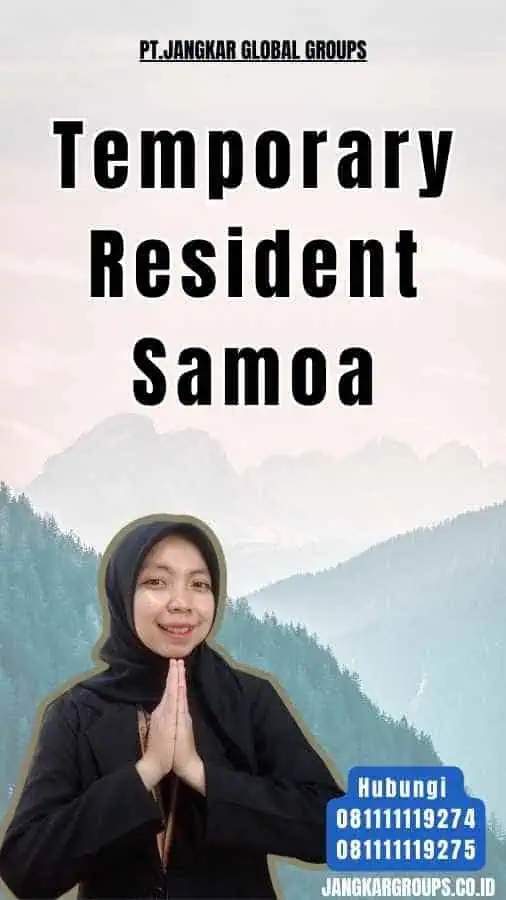 Temporary Resident Samoa