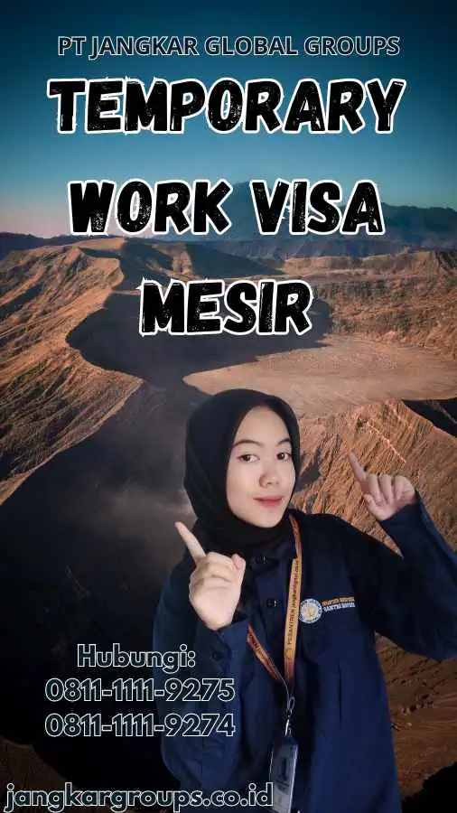 Temporary Work Visa Mesir