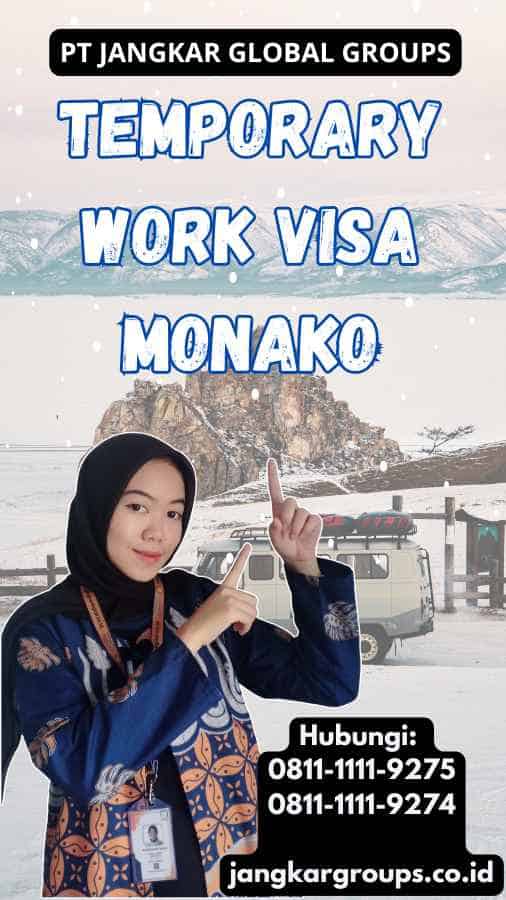 Temporary Work Visa Monako