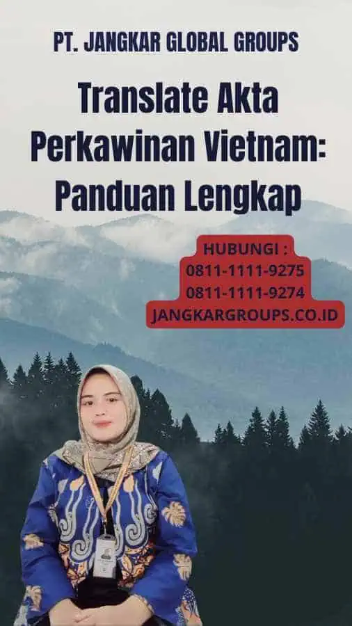 Translate Akta Perkawinan Vietnam: Panduan Lengkap