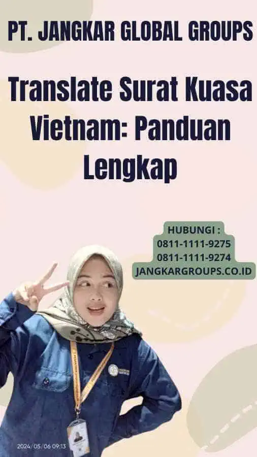 Translate Surat Kuasa Vietnam: Panduan Lengkap