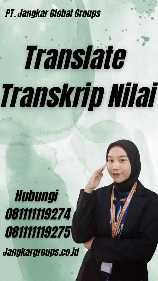 Translate Transkrip Nilai