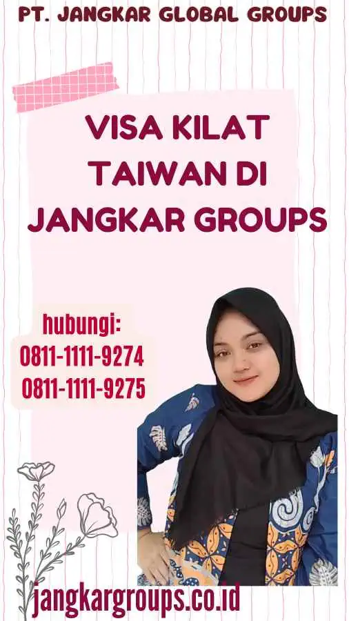 Visa Kilat Taiwan di Jangkar Groups