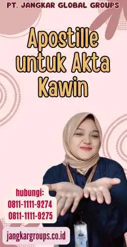 Apostille untuk Akta Kawin