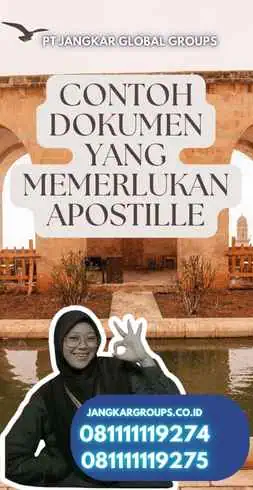 Contoh Dokumen yang Memerlukan Apostille - Layanan Apostille Di Kemenlu