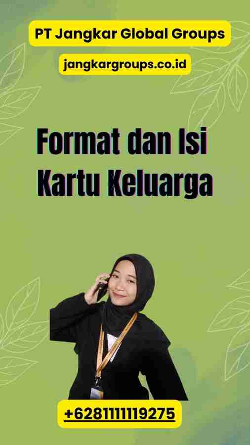 Format dan Isi Kartu Keluarga