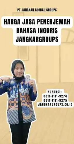 Harga Jasa Penerjemah Bahasa Inggris Jangkargroups