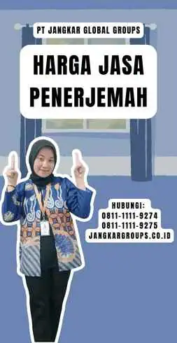 Harga Jasa Penerjemah