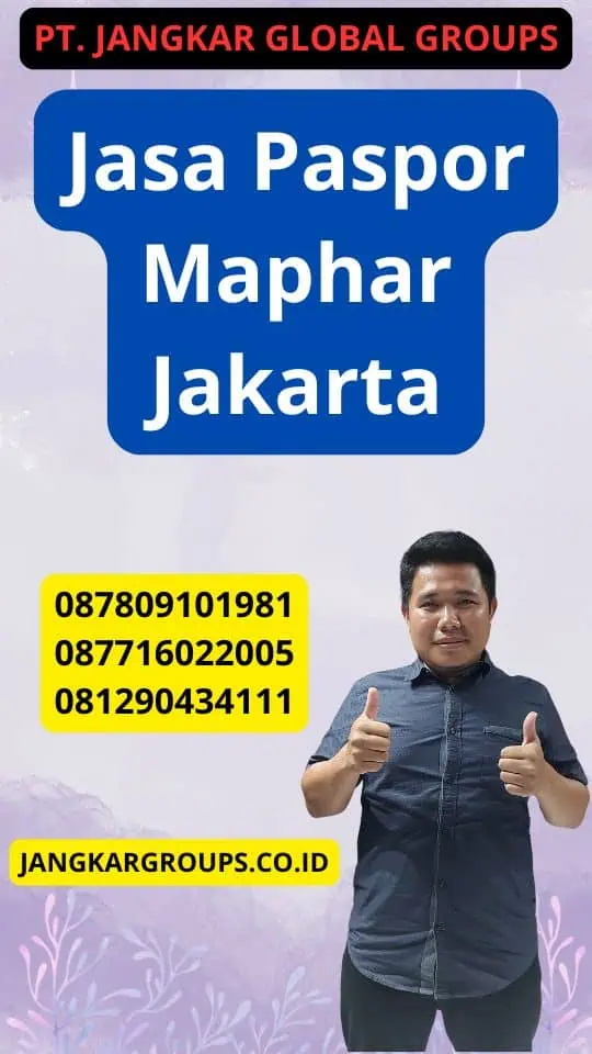 Jasa Paspor Maphar Jakarta