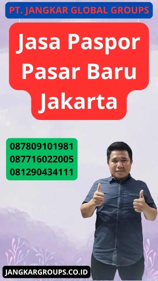 Jasa Paspor Pasar Baru Jakarta