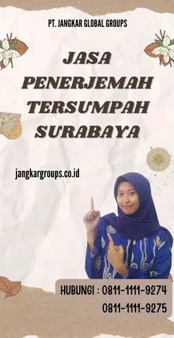 Jasa Penerjemah Tersumpah Surabaya