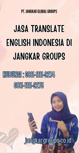 Jasa Translate English Indonesia di Jangkar Groups