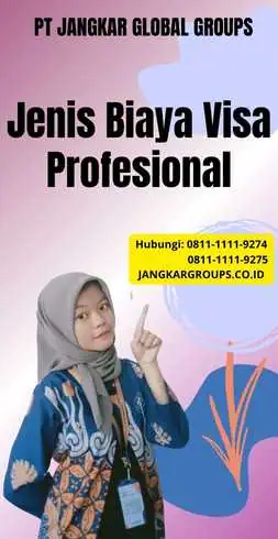 Jenis Biaya Visa Profesional