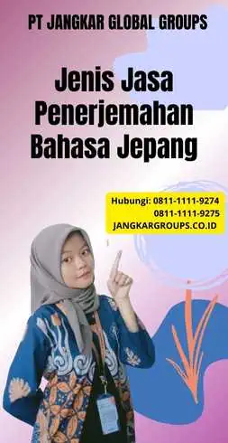 Jenis Jasa Penerjemahan Bahasa Jepang