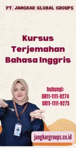 Kursus Terjemahan Bahasa Inggris