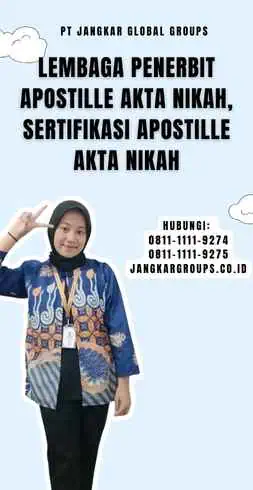 Lembaga Penerbit Apostille Akta Nikah, Sertifikasi apostille akta nikah