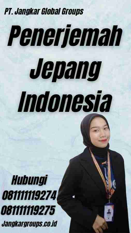 Penerjemah Jepang Indonesia