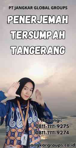 Penerjemah Tersumpah Tangerang