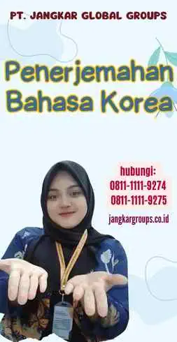 Penerjemahan Bahasa Korea