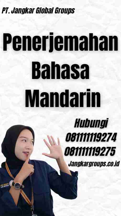 Penerjemahan Bahasa Mandarin