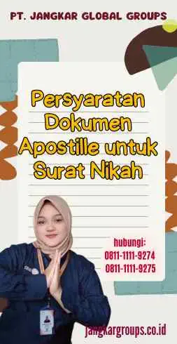 Persyaratan Dokumen Apostille untuk Surat Nikah