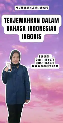 Terjemahkan Dalam Bahasa Indonesian Inggris