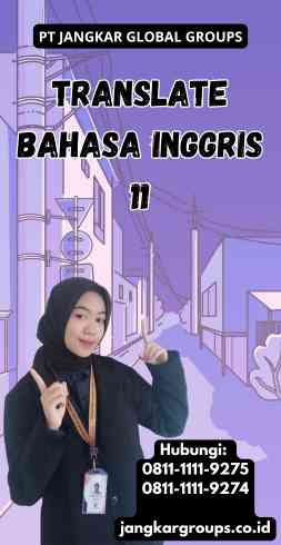 Translate Bahasa Inggris 11