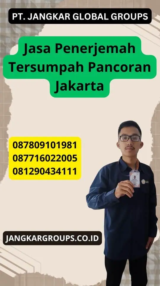 Jasa Penerjemah Tersumpah Pancoran Jakarta