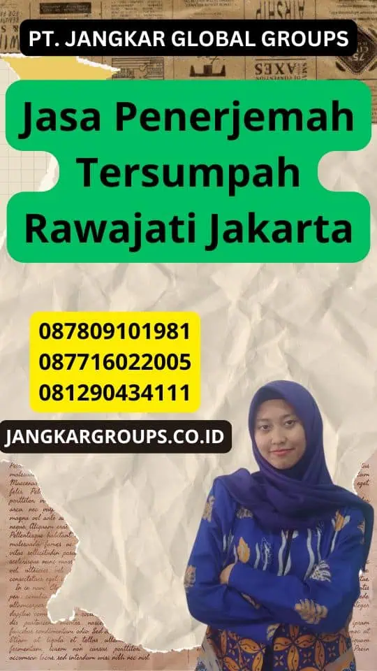 Jasa Penerjemah Tersumpah Rawajati Jakarta