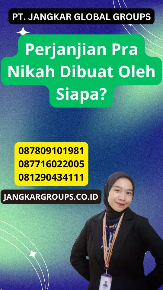 Perjanjian Pra Nikah Dibuat Oleh Siapa?